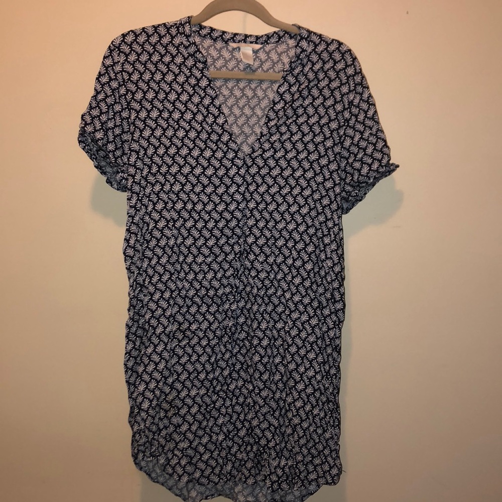 H&M navy blue dress